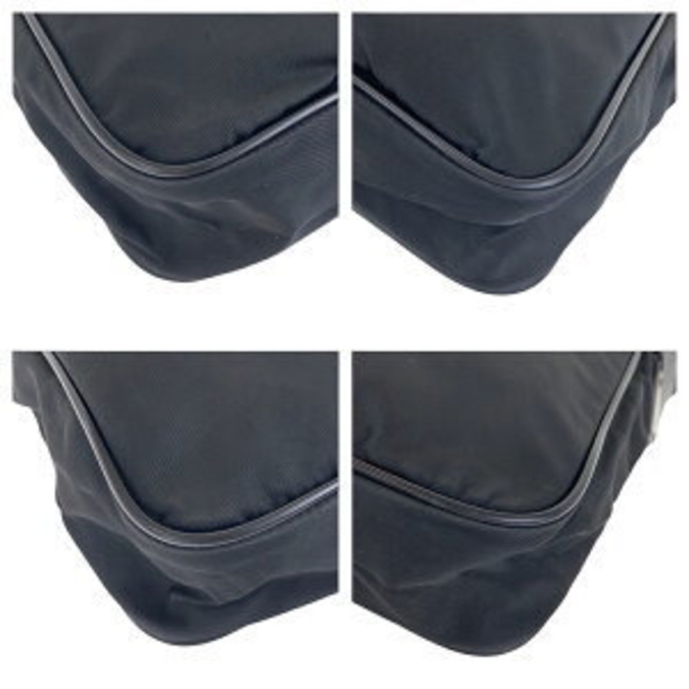 Prada Tessuto Triangular Black Nylon Shoulder Bag… - image 3